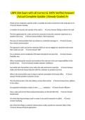 USPS SSA Exam with all Correct & 100&percnt; Verified Answers &vert;Actual Complete Update &vert;Already Graded A&plus;