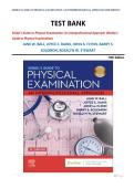 Seidel's Guide to Physical Examination Test Bank 10th Edition &vert; All Chapters &vert; Ball&comma; Dains&comma; Flynn&comma; Solomon & Stewart