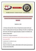 Medical-Surgical Nursing Certification &lpar;MEDSURG-BC&rpar; Final Exam &ndash; Complete Test Bank &vert; 250&plus; NGN-Style Questions with Verified Answers & Detailed Rationales 