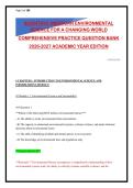 ENV 101&colon; Environmental Science Complete Exam Bank - 365 Questions with Answers & Rationales &lpar;2026-2027 Edition&rpar;