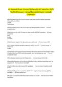 Air Assault Phase 1 Exam Study with all Correct & 100&percnt; Verified Answers &vert;Actual Complete Exam &vert;Already Graded A&plus;