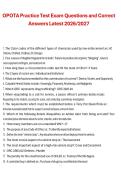 OPOTA Practice Test Exam Questions and Correct Answers 2026&sol;2027 &ndash; Comprehensive Peace Officer Certification Study Guide