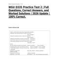 WGU D335 Practice Test 2 &vert; Full Questions&comma; Correct Answers&comma; and Worked Solutions &vert; 2026 Update &vert; 100&percnt; Correct&period;&NewLine;&NewLine;