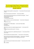 The Air Assault School Phase II Homework with all Correct & 100&percnt; Verified Answers &vert;Latest Version &vert;Already Graded A&plus;