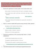 NR 302 Health Assessment Final Exam Study Guide &lpar;2026&sol;2027&rpar; &vert; Chamberlain College of Nursing Review &vert; Health Assessment Practice Questions & Answer Key &vert; Comprehensive Nursing Exam Preparation Resource