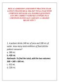 HESI A2 ADMISSION ASSESSMENT PRACTICE EXAM LATEST UPDATED REAL 2026-2027 FINAL EXAM WITH COMPLETE DETAILED ALL POSSIBLE QUESTIONS AND 100&percnt; CORRECT VERIFIED ANSWERS PLUS CERTIFIED RATIONALES ALREADY A&plus; GRADED BRAND NEW&excl;&excl;&excl;