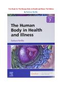 The Human Body in Health and Illness Test Bank 7th Edition &vert; All Chapters &vert; Barbara Herlihy