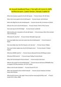 Air Assault Handbook Phase 1 Test with all Correct & 100&percnt; Verified Answers &vert;Latest Version &vert;Already Graded A&plus;