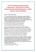 AGNP Certification Exam Prep 2026 &NewLine;Comprehensive Clinical Review Guide & &NewLine;Practice Questions Detailed Rationales &vert; Verified &NewLine;Answers &vert; Success Workbook