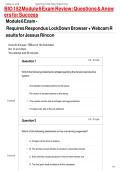 BIO 152 Module 6 Exam Review&colon; Questions & Answers for Success