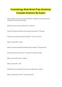 Cosmetology State Board Prep &lpar;Anatomy&rpar; &ndash; Complete Solutions and Exam Review