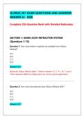 GLOBUS 201 EXAM QUESTIONS AND ANSWERS &vert; BRAND NEW ACTUAL EXAM PREP &vert; GRADED A&plus; VERIFIED SOLUTION
