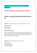 GLOBUS 201 EXAM QUESTIONS AND ANSWERS &vert; BRAND NEW ACTUAL EXAM PREP &vert; GRADED A&plus; VERIFIED SOLUTION
