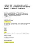 NCLEX RN TEST 1 EXAM &lpar;2026&ndash;2027&rpar; LATEST UPDATE&rpar; &ndash; REAL EXAM QUESTIONS WITH VERIFIED ANSWERS&comma; A&plus; GRADED STUDY MATERIAL
