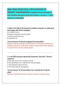 WGU D685 PRACTICAL APPLICATIONS OF PROMPT ENGINEERING &vert; COMPLETE EXAM QUESTIONS & VERIFIED ANSWERS &vert; GRADED A&plus;