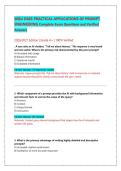 WGU D685 PRACTICAL APPLICATIONS OF PROMPT ENGINEERING &vert; COMPLETE EXAM QUESTIONS & VERIFIED ANSWERS &vert; GRADED A&plus;