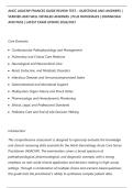 ANCC AGACNP FRANCES GUIDE REVIEW TEST &ndash; QUESTIONS AND ANSWERS &vert;&NewLine;VERIFIED AND WELL DETAILED ANSWERS &vert; PLUS RATIONALES &vert; DOWNLOAD&NewLine;AND PASS &vert; LATEST EXAM UPDATE 2026&sol;2027