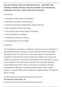 WGU D100 INTRODUCTION TO SPREADSHEET EXAM &ndash; QUESTIONS AND&NewLine;ANSWERS &vert; VERIFIED AND WELL DETAILED ANSWERS &vert; PLUS RATIONALES &vert;&NewLine;DOWNLOAD AND PASS &vert; LATEST EXAM UPDATE 2026&sol;2027