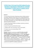 USMLE Step 2 CK Exam Prep 2026 Updated Practice  Questions Comprehensive Clinical Review &vert; Detailed  Explanations &vert; Verified Answers Complete Success  Study Workbook
