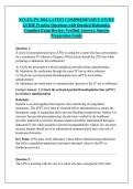 NCLEX-PN 2026 LATEST COMPREHENSIVE STUDY &NewLine;GUIDE Practice Questions with Detailed Rationales&comma; &NewLine;Complete Exam Review&comma; Verified Answers&comma; Success &NewLine;Preparation Guide
