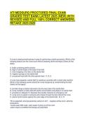 ATI MEDSURG PROCTORED FINAL EXAM GRADED TEST BANK LATEST 2025 &lpar;NEW&rpar; WITH REVISED AND FULL 100&percnt; CORRECT ANSWERS&comma; RETAKE 2025&sol;2026