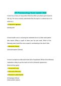 ATI Pharmacology Exam Update &lpar;2026&rpar; &ndash; Latest Questions and Answers Review