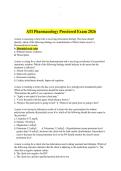 ATI Pharmacology Proctored Exam &lpar;2026&rpar; &ndash; Questions and Answers Comprehensive Review