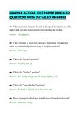 DAANCE ACTUAL TEST PAPER BUNDLED&NewLine;QUESTIONS WITH DETAILED ANSWERS&NewLine;