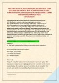 NCTI FIBER INSTALL & ACTIVATION EXAM &vert;ACCURATE REAL EXAM &NewLine;QUESTIONS AND ANSWERS WITH DETAILED RATIONALES EACH &vert; &NewLine;CURRENTLY TESTING AND FREQUENTLY TESTED QUESTIONS &vert; EXPERT &NewLine;VERIFIED FOR GUARANTEED PASS &vert;  LATEST UPDATE 