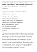 MASTER MECHANICAL-G29-N CONTRACTOR EXAM &ndash; QUESTIONS AND&NewLine;ANSWERS &vert; VERIFIED AND WELL DETAILED ANSWERS &vert; PLUS RATIONALES &vert;&NewLine;DOWNLOAD AND PASS &vert; LATEST EXAM UPDATE 2026&sol;2027
