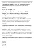 NEW MEXICO MANUFACTURED HOUSING DIVISION &lpar;MHD3&rpar; INSTALLER EXAM&ndash; QUESTIONS AND ANSWERS &vert; VERIFIED AND WELL DETAILED ANSWERS &vert;&NewLine;PLUS RATIONALES &vert; DOWNLOAD AND PASS &vert; LATEST EXAM UPDATE&NewLine;2026&sol;2027