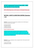 ATI PN FUNDAMENTALS PROCTORED EXAM 2026 &vert; PRACTICE QUESTIONS WITH ANSWERS & RATIONALES &vert; LATEST GRADED A&plus; VERIFIED PACK