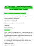PTCB Exam Questions & Answers Actual Exam 2026&sol;2027 &ndash; Comprehensive Practice Test with Detailed Rationales &vert; 100&percnt; Verified &vert; Pass Guaranteed &ndash; A&plus; Graded
