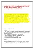 UNITEK COLLEGE LVN PROGRAM EXIT EXAM 2026&sol; &NewLine;300 ACTUAL QUESTIONS AND CORRECT ANSWERS &NewLine;WITH RATIONALE LATEST UPDATE &NewLine;ALRAEDYGRADED A&plus; ASSURED PASS