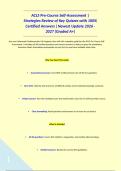 ACLS Pre-Course Self-Assessment &vert; Strategies Review of Key Quizzes with 100&percnt; Certified Answers &vert;Newest Update 2026 -2027 &lpar;Graded A&plus;&rpar;&NewLine;