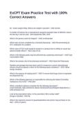ExCPT Exam Practice Test with 100&percnt; Correct Answers
