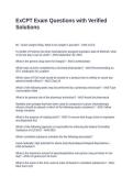 ExCPT Exam Questions with Verified Solutions