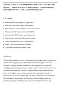 AWHONN ADVANCED FETAL HEART MONITORING EXAM &ndash; QUESTIONS AND&NewLine;ANSWERS &vert; VERIFIED AND WELL DETAILED ANSWERS &vert; PLUS RATIONALES &vert;&NewLine;DOWNLOAD AND PASS &vert; LATEST EXAM UPDATE 2026&sol;2027