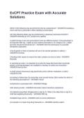 ExCPT Practice Exam with Accurate Solutions