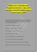 RNSG 1517&colon; Protection and&NewLine;Regulation Semester 1 Quiz with&NewLine;questions and well verified answers&NewLine;actual exam&excl;&excl;&excl; 2026