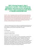 NUR 114 Nursing Concepts II - Exam 2&NewLine;Comprehensive Test Bank &vert; Mental Health Nursing&NewLine;300 Questions with Correct Answers and Rationales&NewLine;NUR 114 Exam 2 Latest Complete Exam Guide &lpar;New&excl;&rpar; A&plus; GRADED&vert;GUARANTEED PASS&excl;&NewLine;