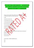 FLETC BOP FINAL EXAM 2026 2027 &ndash; 100 QUESTIONS WITH VERIFIED ANSWERS & DETAILED RATIONALES COMPLETE TEST BANK A&plus; GUARANTEED&period;&NewLine;&NewLine;