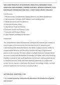 WGU D089 PRINCIPLES OF ECONOMICS OBJECTIVE ASSESSMENT EXAM&NewLine;QUESTIONS AND ANSWERS &vert; VERIFIED AND WELL DETAILED ANSWERS &vert; PLUS&NewLine;RATIONALES &vert; DOWNLOAD AND PASS &vert; LATEST EXAM UPDATE 2026&sol;2027