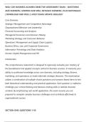 WGU C201 BUSINESS ACUMEN OBJECTIVE ASSESSMENT EXAM &ndash; QUESTIONS&NewLine;AND ANSWERS &vert; VERIFIED AND WELL DETAILED ANSWERS &vert; PLUS RATIONALES&NewLine;&vert; DOWNLOAD AND PASS &vert; LATEST EXAM UPDATE 2026&sol;2027