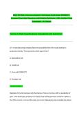 AIDA 182 Risk & Insurance Analysis Techniques Exam Actual 2026&sol;2027 &ndash; Complete Exam-Style Questions with Detailed Rationales &vert; 100&percnt; Verified &vert; Pass Guaranteed &ndash; A&plus; Graded