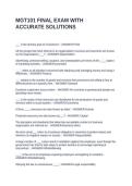 MGT101 FINAL EXAM WITH ACCURATE SOLUTIONS