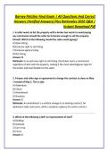 Barney Fletcher Real Estate Final Exam &NewLine;2026&sol;2027 &vert; All Questions with 100&percnt; &NewLine;Correct Verified Answers &vert; Latest &NewLine;Updated Version &vert; Already Graded A&plus;