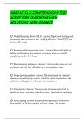 WSET LEVEL 2 COMPREHENSIVE TEST&NewLine;SCRIPT 2026 QUESTIONS WITH&NewLine;SOLUTIONS 100&percnt; CORRECT