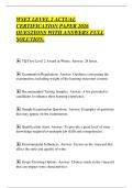 WSET LEVEL 2 ACTUAL&NewLine;CERTIFICATION PAPER 2026&NewLine;QUESTIONS WITH ANSWERS FULL&NewLine;SOLUTION&period;&NewLine;