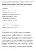 MISSOURI REFRIGERATION OPERATOR PRACTICE EXAM &ndash; QUESTIONS AND&NewLine;ANSWERS &vert; VERIFIED AND WELL DETAILED ANSWERS &vert; PLUS RATIONALES &vert;&NewLine;DOWNLOAD AND PASS &vert; LATEST EXAM UPDATE 2026&sol;2027